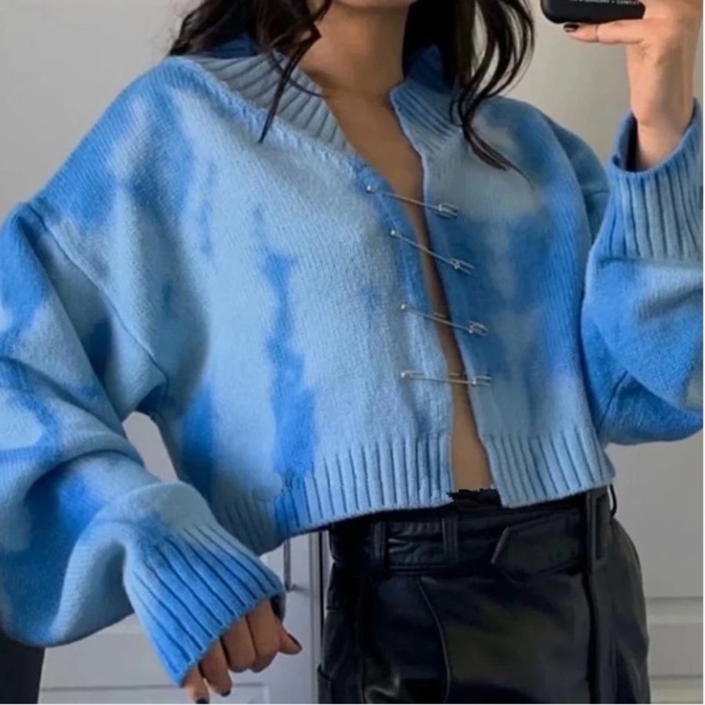 Tie Dye Sweater Top